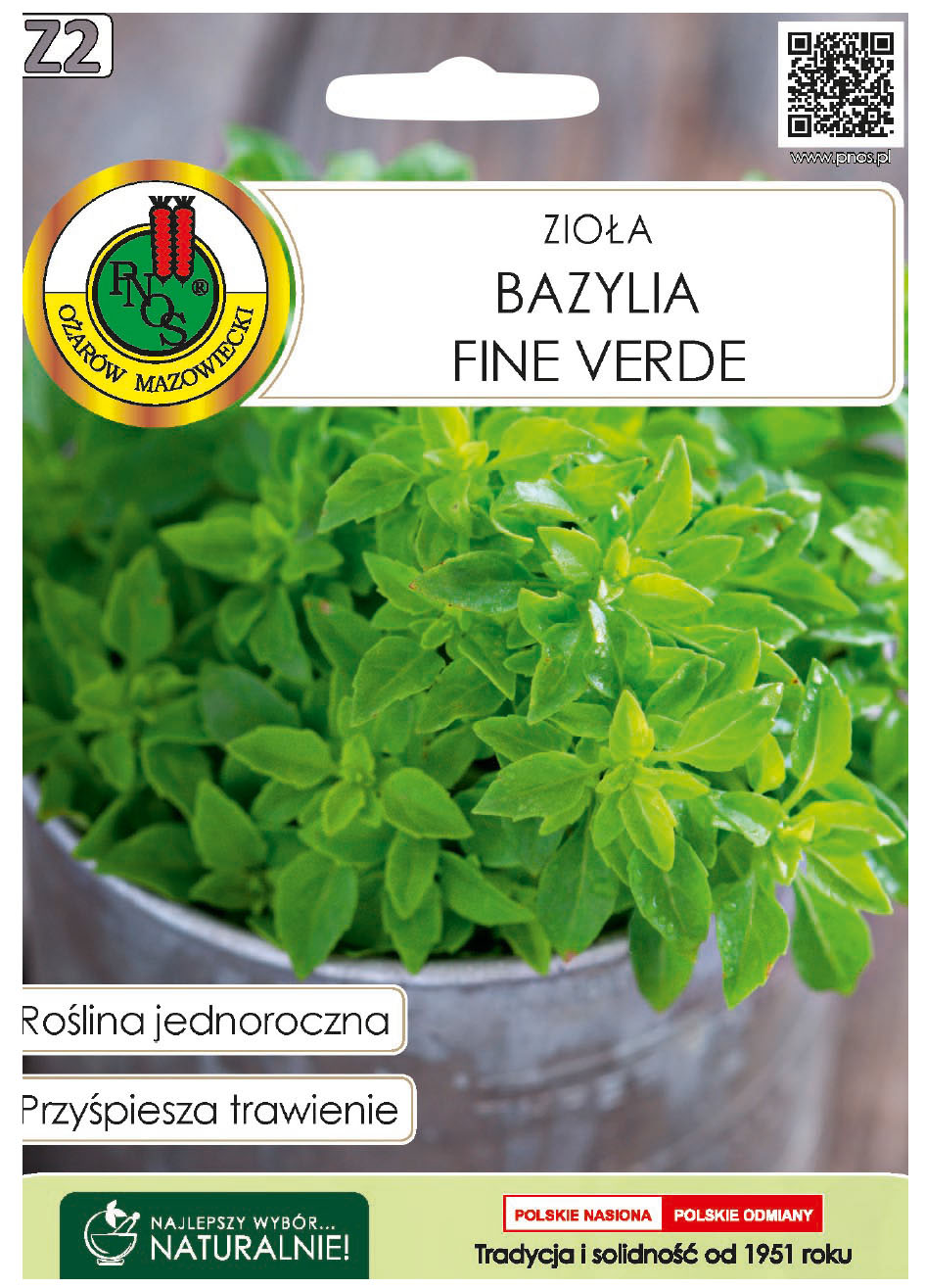 Bazylia Fine Verde to roślina jednoroczna, uprawiana z rozsady lub z siewu wprost do gruntu nawet na domowym parapecie.