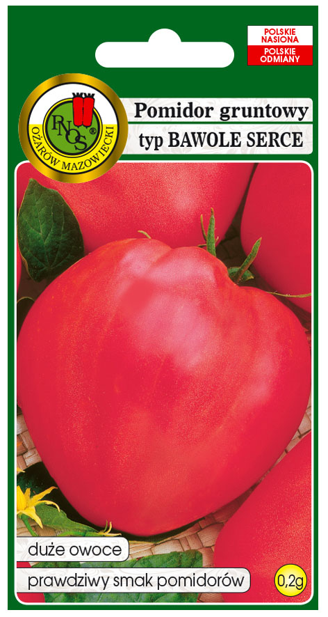 Pomidor Bawole Serce to jedna ze starszych odmian, wyhodowanych na potrzeby uprawy amatorskiej.