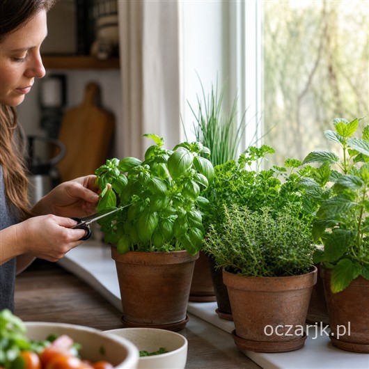 Świeże zioła zrywane prosto do kuchni