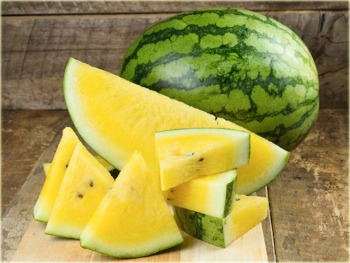 Arbuz żółty duży, kawon Citrullus lanatus