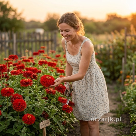 Cynia daliowa Scarlet Flame 4