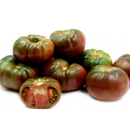 Pomidor Black Krim czarny, Tomato Black Krim, Solanum lycopersicum, Lycopersicon