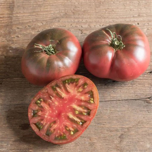 Pomidor Black Krim czarny, Tomato Black Krim, Solanum lycopersicum, Lycopersicon