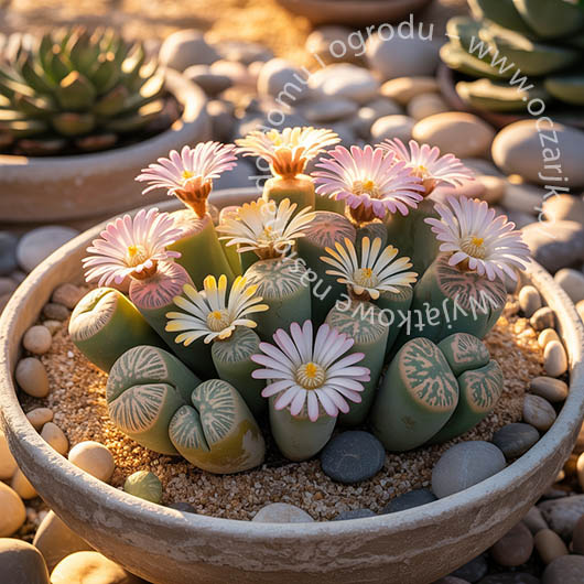 Nasiona Żywe kamienie Lithops pseudotruncatella