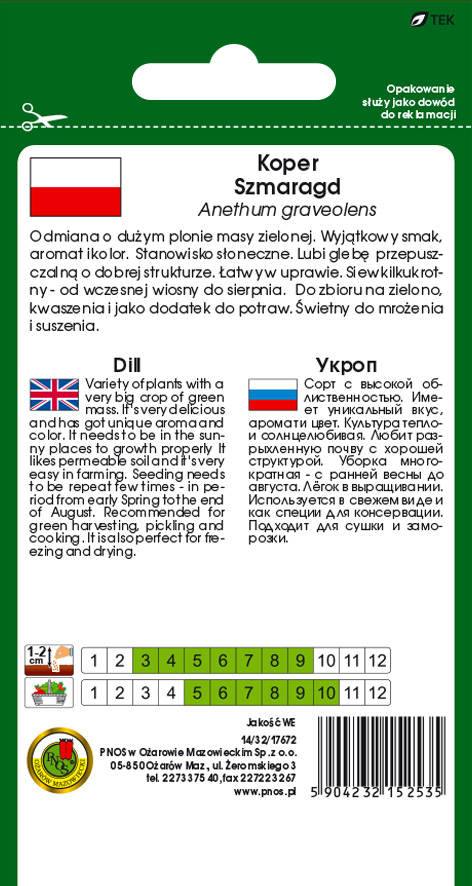 Koper Szmaragd wyróżnia się odpornością na suszę.