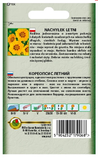 Nachyłek letni mix - Najlepiej rośnie na glebach lekkich niezbyt żyznych.