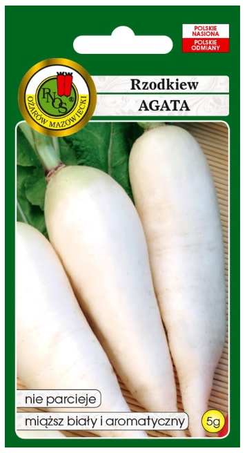 Rzodkiew Agata to wspaniała odmiana przeznaczona do uprawy od wiosny do jesieni w gruncie oraz w okresie wczesnowiosennym i późnojesiennym pod osłonami. 