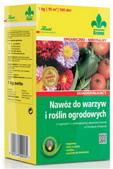 Organiczno – mineralny nawóz Kronen do warzyw i roślin ogrodowych.
