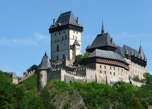 Zamek Karlštejn Czechy