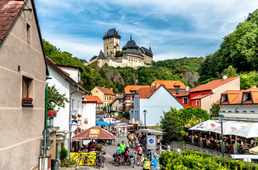 Zamek Karlštejn Czechy