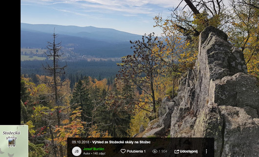 Kościół Stožec i Stożecka skała w Czechach