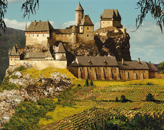 Zamek Střekov w Czechach